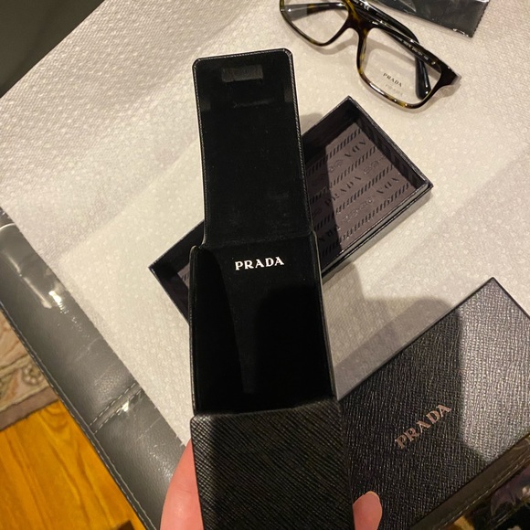 PRADA TORTOISE EYEGLASSES/ OPTICAL FRAMES BRAND NEW MADE IN ITALY - Picture 13 of 15